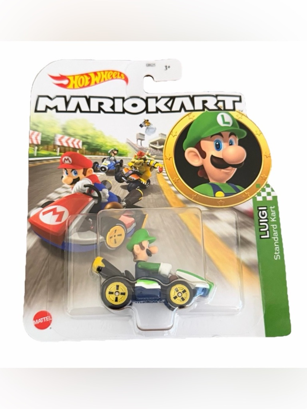 Luigi Standard Kart Die-Cast Toy - Green and Yellow